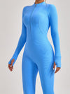 ZASUWA Female Zipper Ribbed Jumpsuit