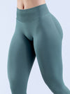 ZASUWA Female Low Waist Solid Color Elastic Tight Basic Yoga Leggings