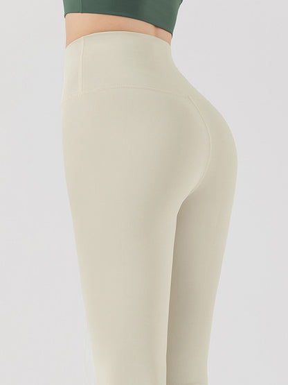 Fleece High-rise Elastic Tight Leggings