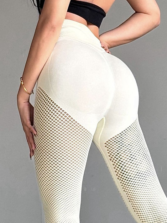 ZASUWA Female Sexy Fishnet Scrunch Bum Leggings