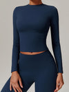 ZASUWA Female Fleece Round Collar Long Sleeves