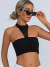 ZASUWA Female Sexy Mesh Backless Quick Dry Sports Bras