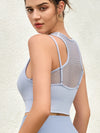 ZASUWA Female Sexy Fishnet Quick Dry Sports Bras