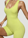 ZASUWA Female Cross Back Elastic Tight Romper