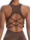 ZASUWA Female Cross Back Sports Bras