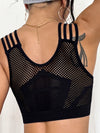 ZASUWA Female Deep V Mesh Sports Bras