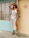 ZASUWA Female Sexy Sheer Fishnet Without Bikini Set Swimwear Cover-up