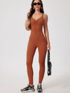 ZASUWA Female Front Folds Zipper Jumpsuit