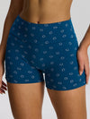 ZASUWA Female Print Drawstring Spandex Gym Booty Shorts