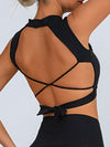 ZASUWA Female Beautiful Back Bow-knot Quick Dry Sports Bras