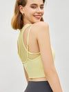 ZASUWA Female Sexy Fishnet Quick Dry Sports Bras