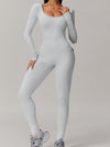 ZASUWA Female Sexy Cutout Pocket Booty Cargo Jumpsuit