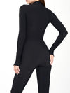ZASUWA Female Fashion Zipper Body-fit Jumpsuit