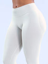 ZASUWA Female Low Waist Solid Color Elastic Tight Basic Yoga Leggings