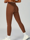 ZASUWA Female Contrast Color Stripe High-rise Flare Leggings