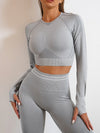 ZASUWA Female Seamless Scrunch Bum Leggings