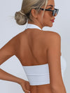 ZASUWA Female Sexy Mesh Backless Quick Dry Sports Bras