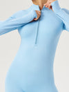 ZASUWA Female Ribbed Thumbhole Jumpsuit