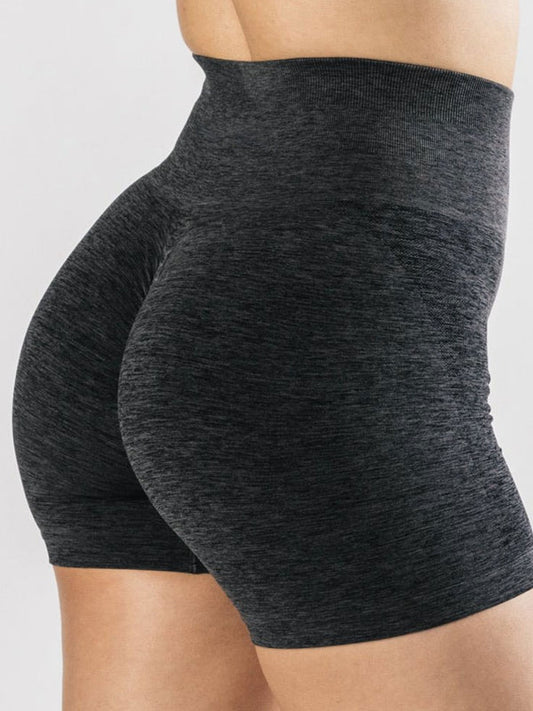 ZASUWA Female Ultra Thin Quick-dry Scrunch Bum Spandex Gym Booty Shorts