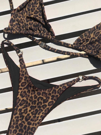 Sexy Animal Print Bikini Set