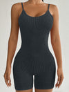 ZASUWA Female Denim Ribbed Romper