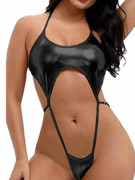 ZASUWA Female Glossy T-Back One Piece