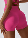 ZASUWA Female Ribbed Scrunch Bum Leggings