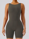 ZASUWA Female Hollow Out U Back High-Support Scrunch Bum Romper