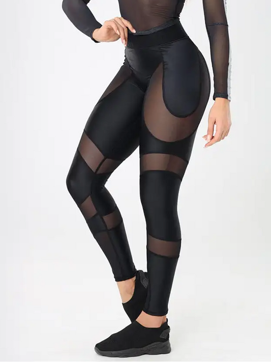 ❤ZASUWA Female Super Mesh Hip-lift Leggings