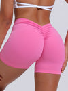 ZASUWA Female Scrunch Bum Spandex Gym Booty Shorts