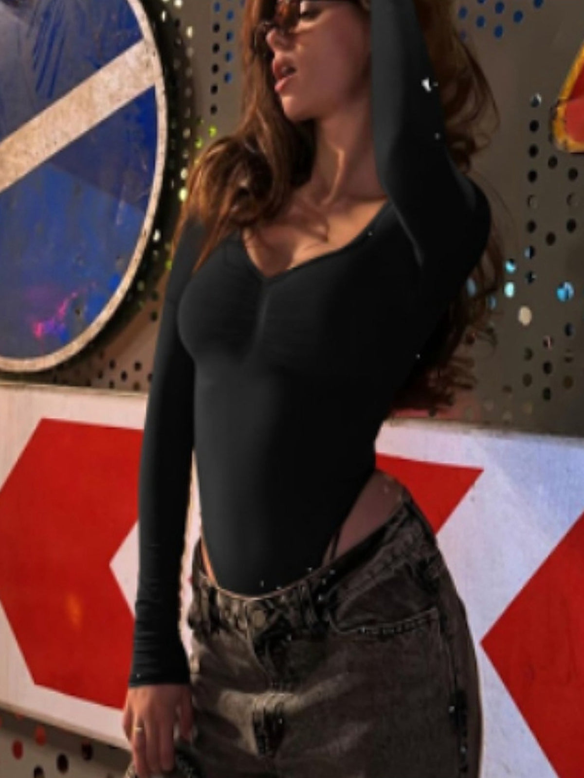 Sculpting Ruched Sweetheart Bodysuit