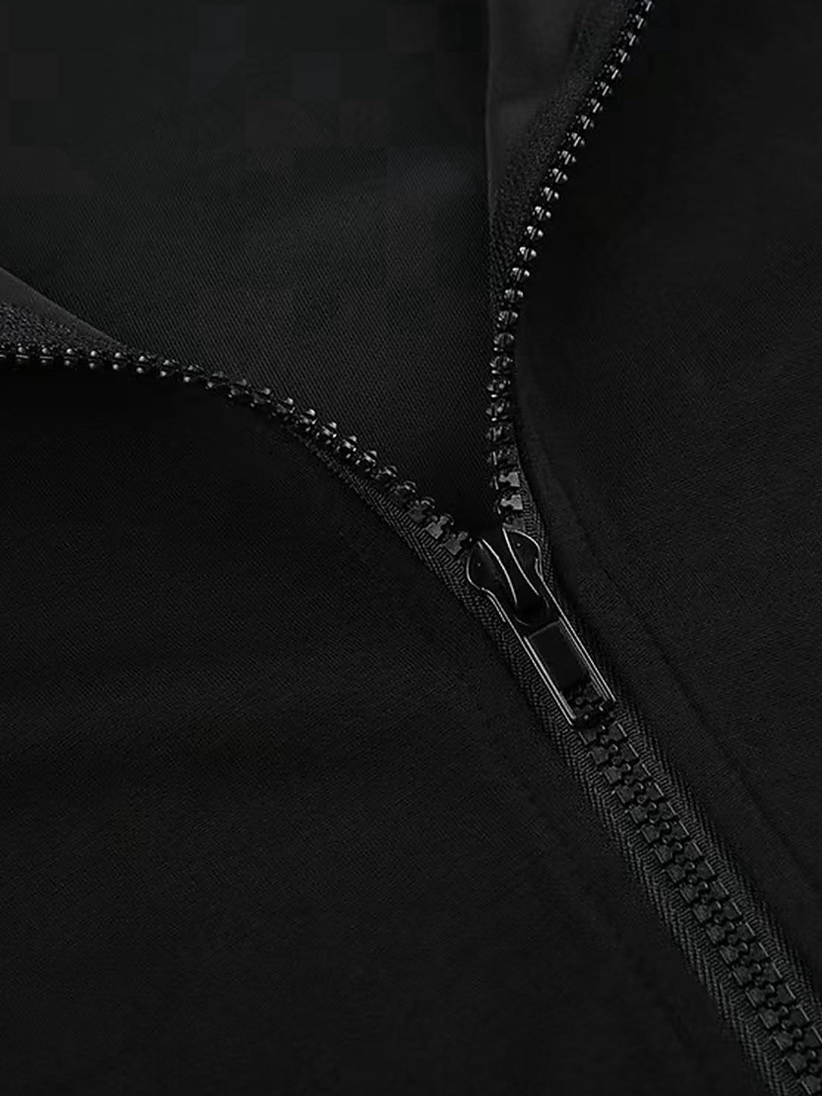 High-Cut Hooded Zip-Front Long-Sleeve Bodysuit