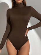 Sleek Turtleneck Long Sleeve Bodysuit