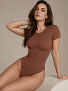 Sculpting Corset Short Sleeve Bodysuit