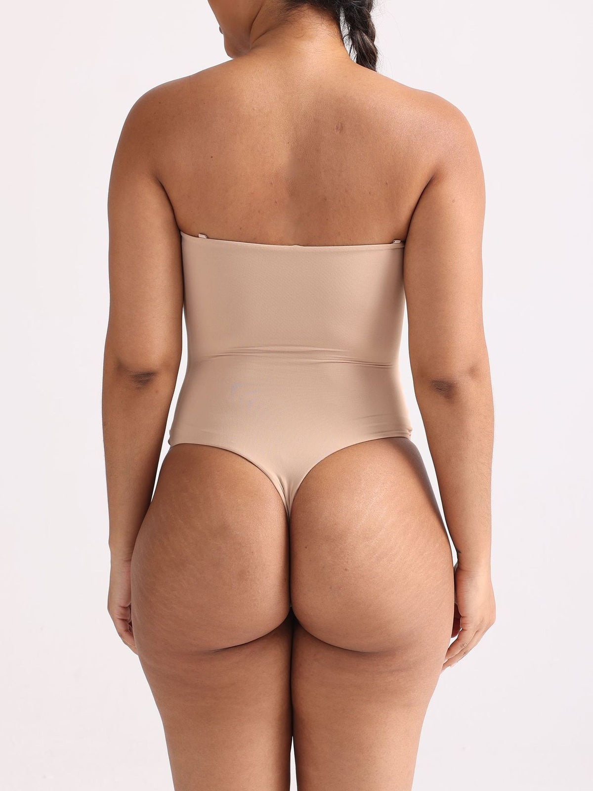 Form-Fitting Square Neck Bodysuit with Adjustable Straps