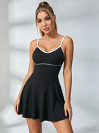 Contrast Trim Spaghetti Strap Tennis Dress