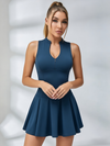 Half-Zip Contour Tennis Dress