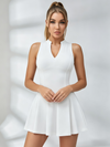 Half-Zip Contour Tennis Dress