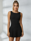 Twist-Back Tennis Dress