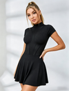 Structured Open-Back Tennis Dress