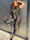❤ZASUWA Female Sexy Zipper Breathble Shortsleeve Jumpsuits X Carmen⭐