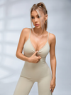 Crisscross Back Cami Wide Leg Jumpsuit