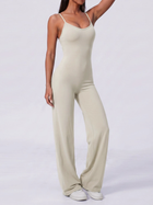 Crisscross Back Cami Wide Leg Jumpsuit