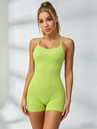 Crisscross-Back Unitard Romper