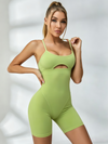 Adjustable‑Strap Chest‑Cutout Compression Romper