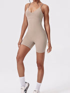 Seamless Butt Lifting Workout Romper