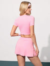 Cropped Top & Tennis Skirt Set