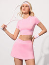 Cropped Top & Tennis Skirt Set