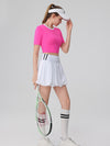 Bubble Tennis Skirt & Crop Top Set