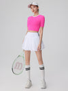 Bubble Tennis Skirt & Crop Top Set